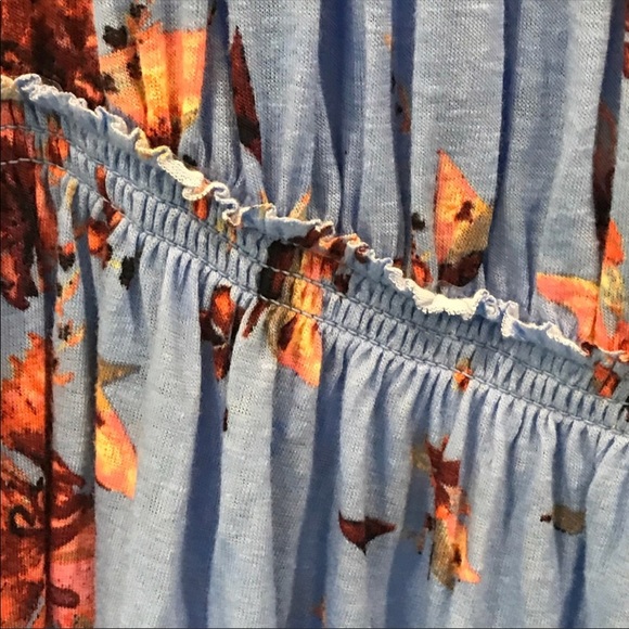 Free People Sky Combo Off or On Shoulders Top - Picture 6 of 8